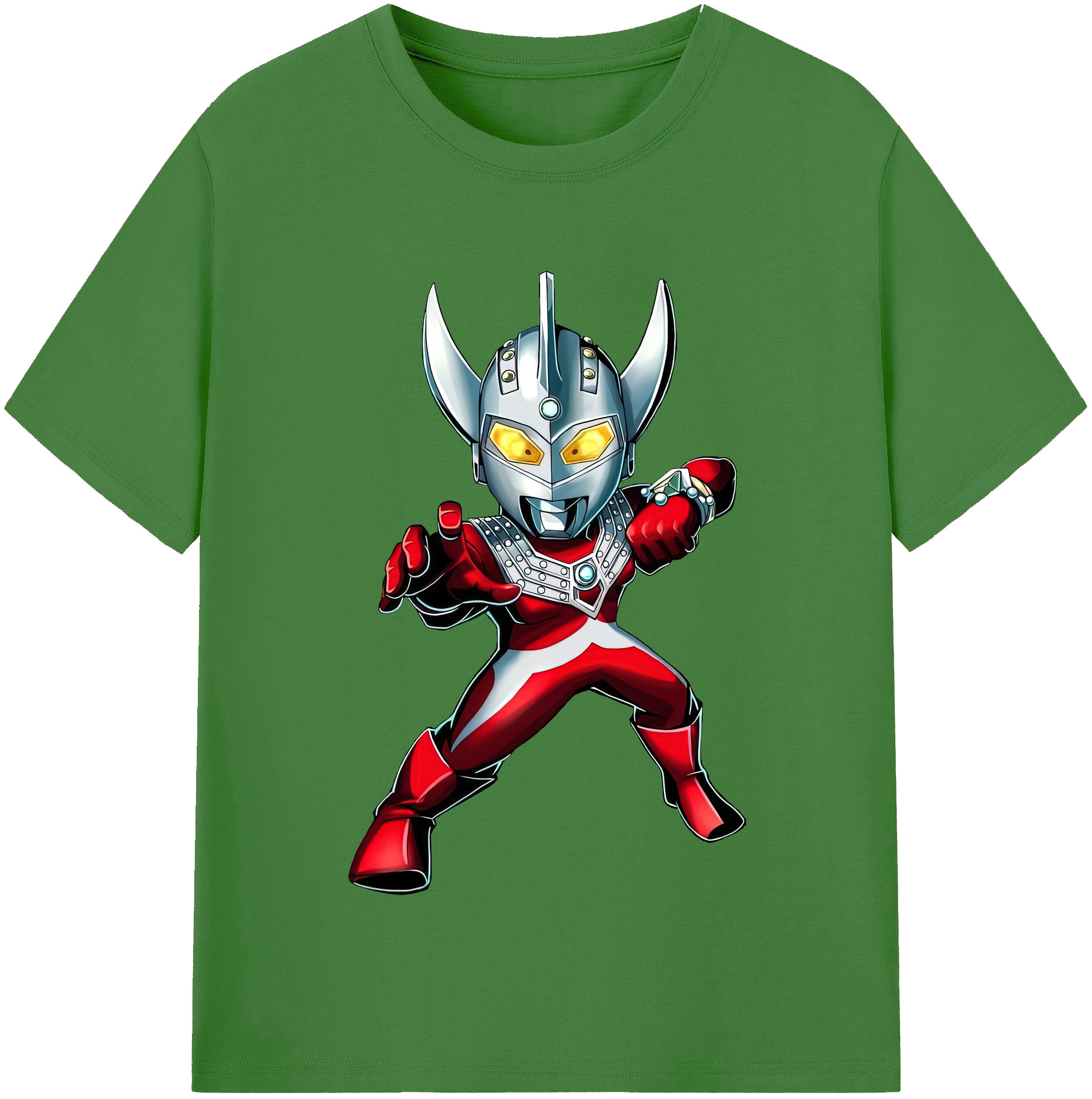 （画像用） ウルトラマン Ultraman レディースカジュアルプリントTシャツ（綿100％）